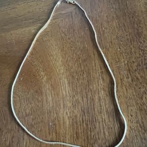 18 inch gold plated snake chain